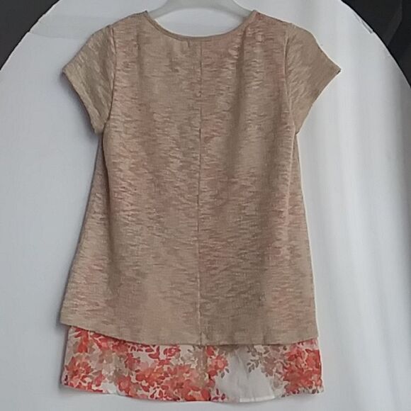 Dress Barn Layered Look Lightweight Sweater with Built in Chiffon Sleeve… - Picture 5 of 9